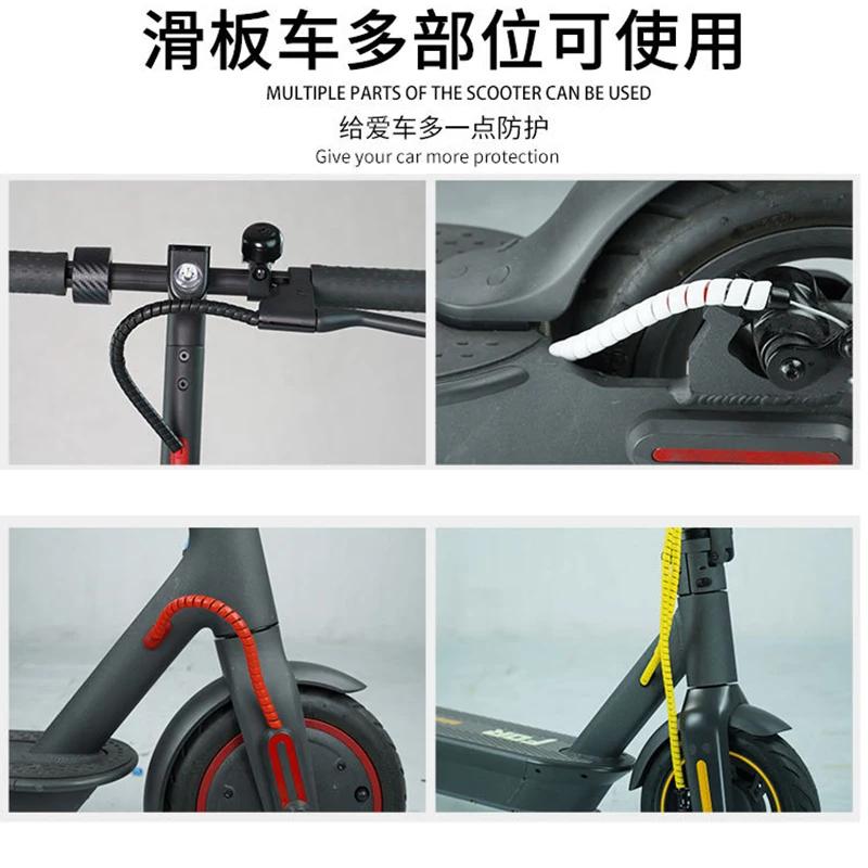Housses de protection de ligne de Scooter, 2M, pour Ninebot ES1 ES2 ES3 ES4 Max G30 Xiaomi Mijia M36
