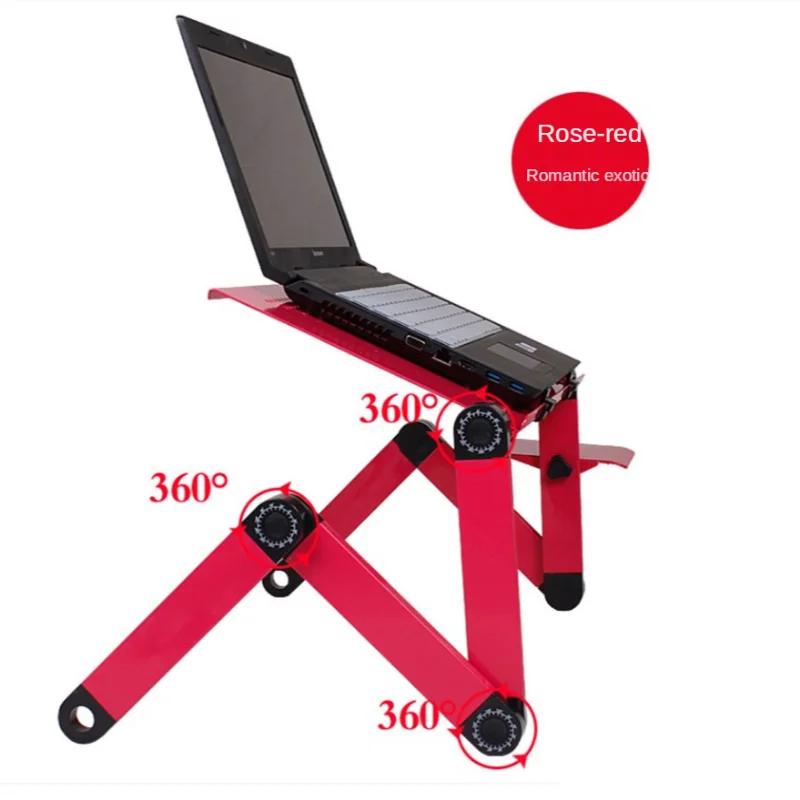 Bureau d'ordinateur portable en alliage d'aluminium anti-corrosion, table pliante de dortoir, bureau