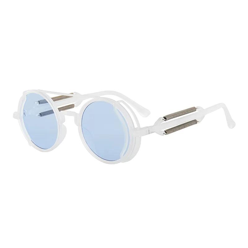 Lunettes de soleil gothiques classiques Steampunk, marque de luxe de styliste, haute qualité pour ho
