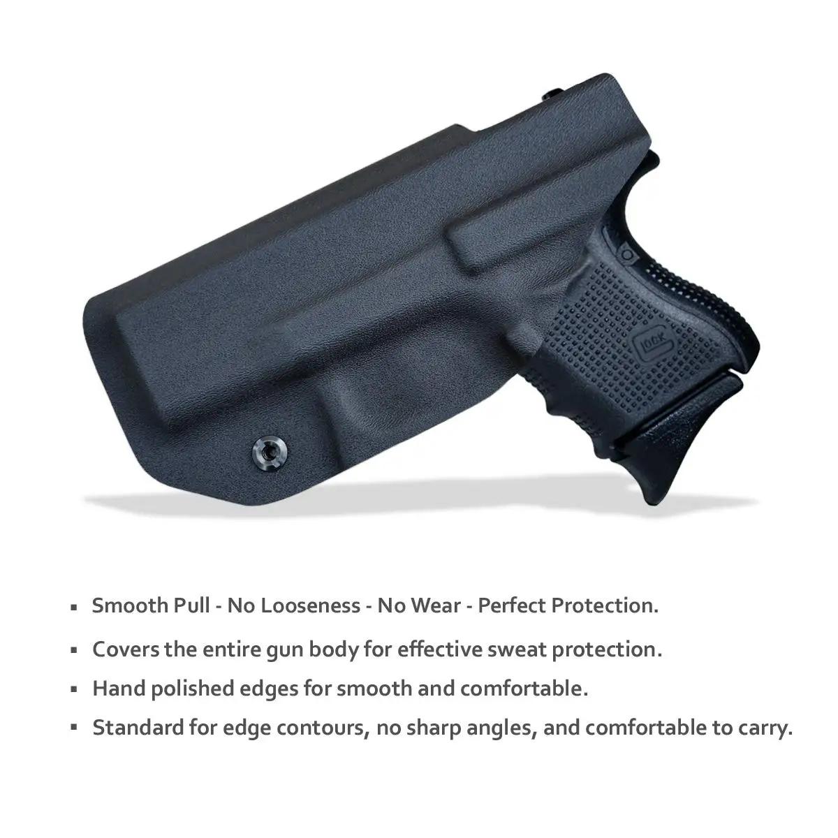 Étui de transport dissimulé à la ceinture intérieure du odor, convient à Glock 26, Glock 27, Glock 3