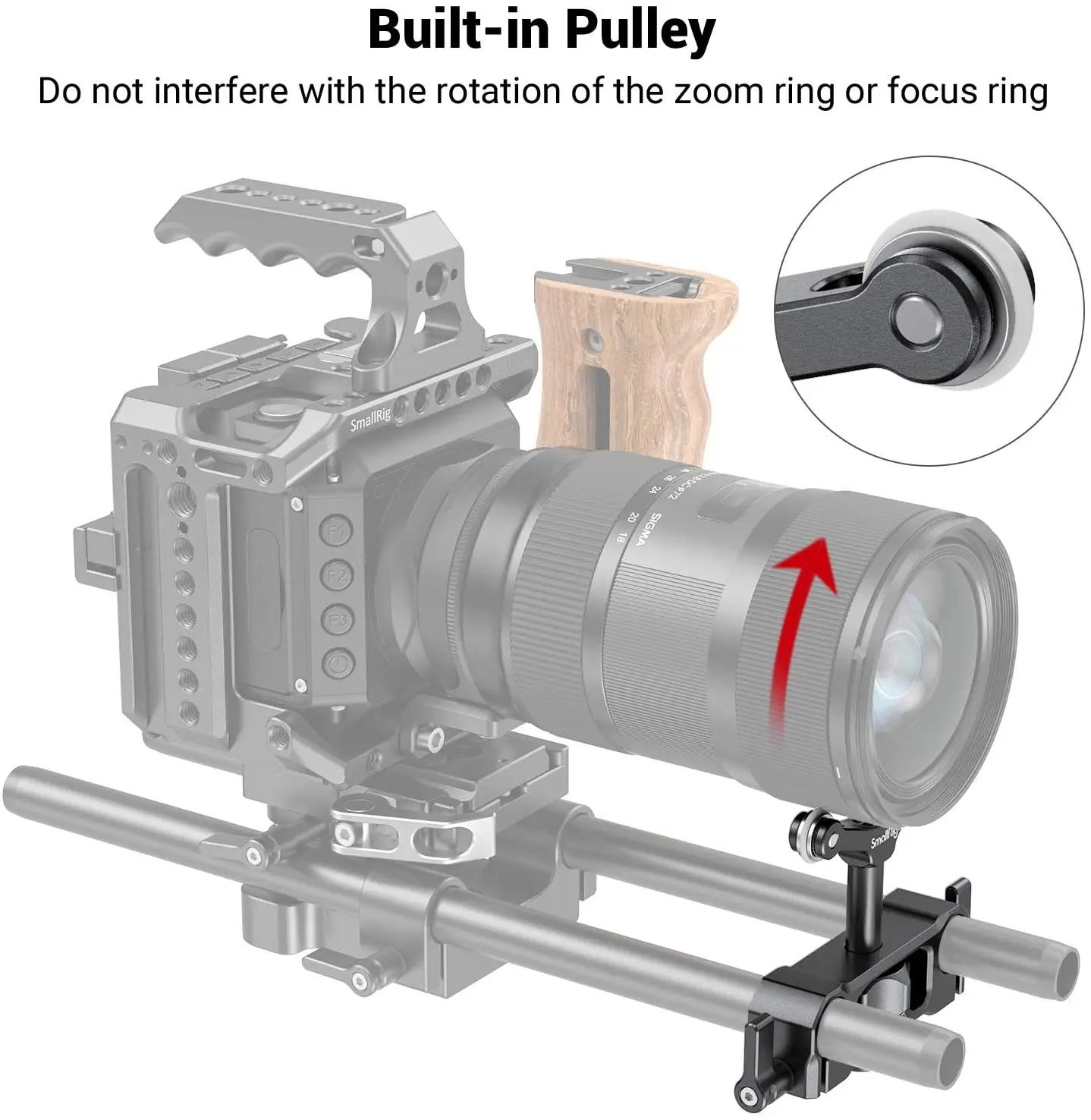 SmallRig-Support d'objectif de montage universel LWS 15mm, pour appareil photo reflex numérique 73-1
