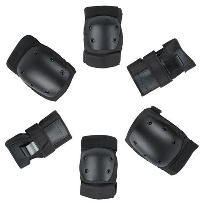 Casque professionnel à 6 patins de protection pour adultes, patins à roulettes, scooter, poignet, co