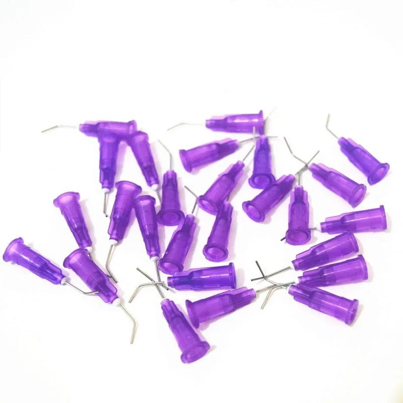 25 pièces d'aiguille de seringue de distributeur de liquide de précision 14G 15G 18G 20G 21G 22G 23G