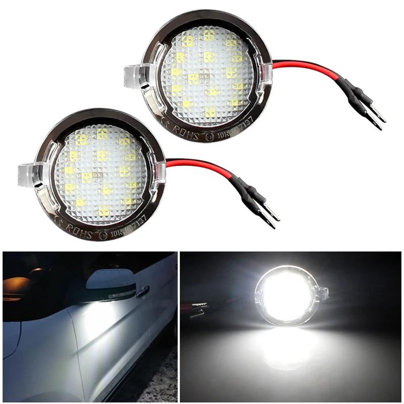 Feux de plaque de rétroviseur de voiture, lampe LED, lanterne, accessoires auto, Ford Edge, Mondeo,