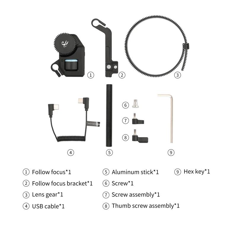 Kit de mise au point sans fil à moteur sans balais FeiyuTech pour stabilisateur de caméra FeiyuTech