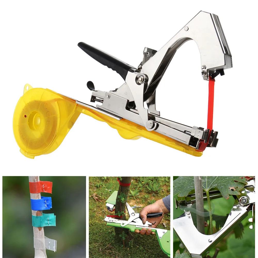 ALLSOME Machine à attacher les plantes de jardin Tapetool Tapener + 10 rouleaux de ruban adhésif pou