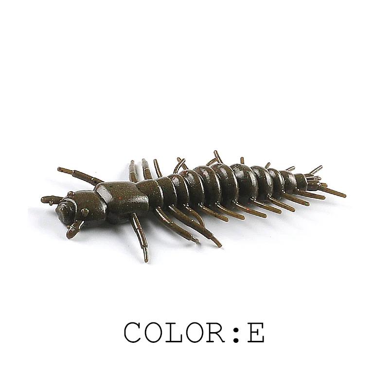 Zaza Larva – leurre souple flottant en Silicone, appât souple, 75mm/50mm, pour la pêche, nouveauté 2