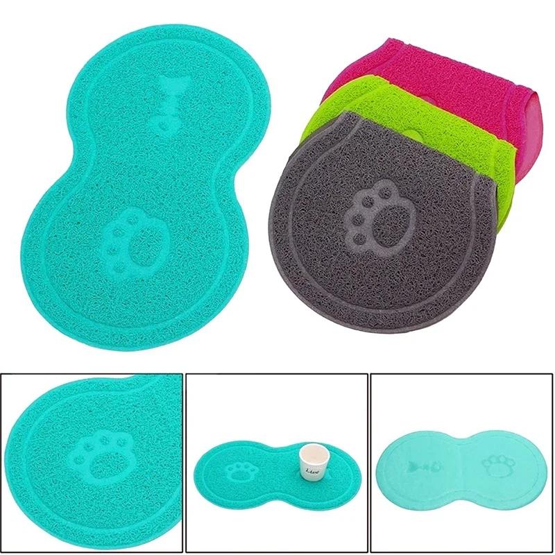 Tapis d'alimentation pour animaux de compagnie chien chat manger bol à boire tapis imperméable pour