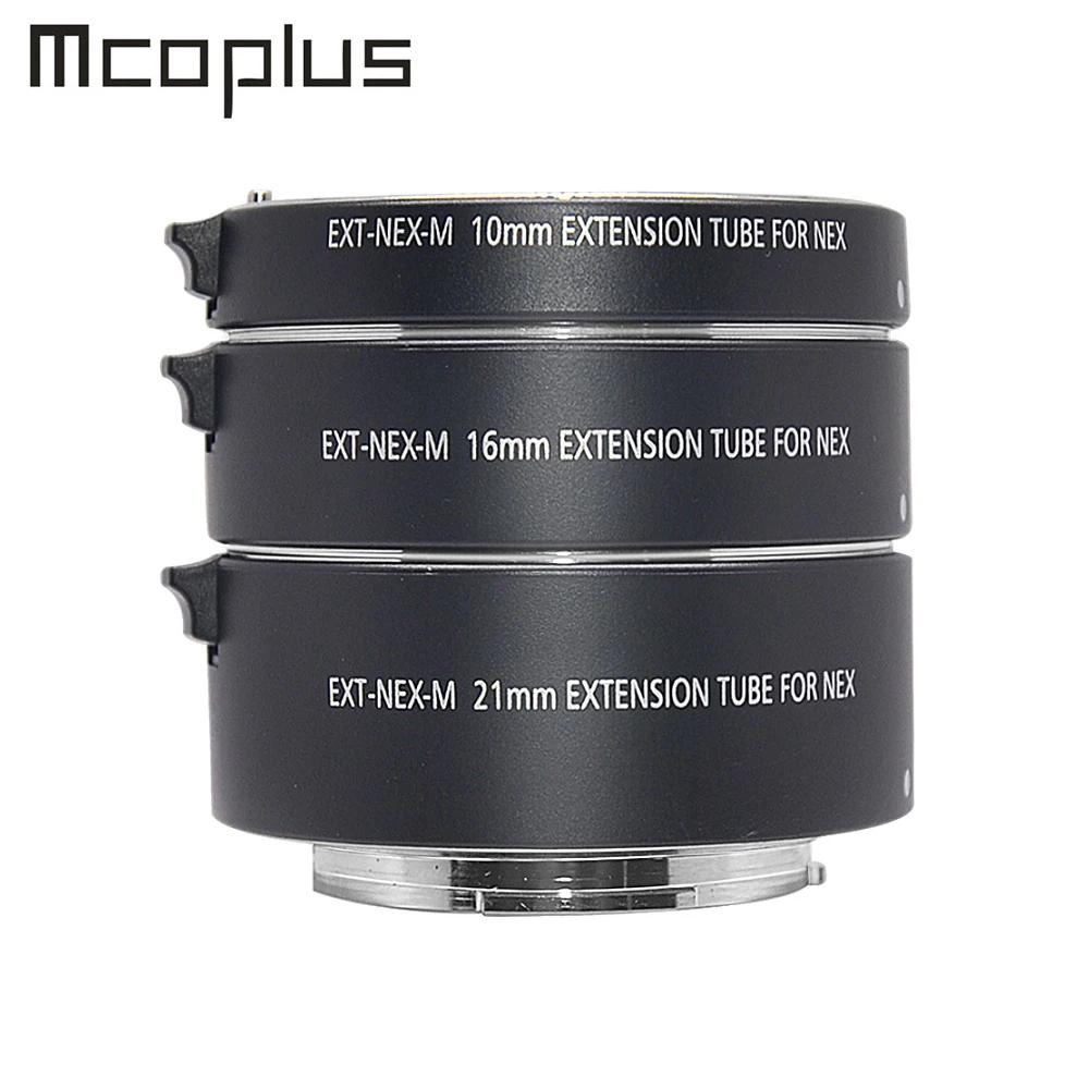 Mcoplus – bague d'extension Macro en métal, mise au point automatique, 10mm 16mm 21mm pour Sony e-mo