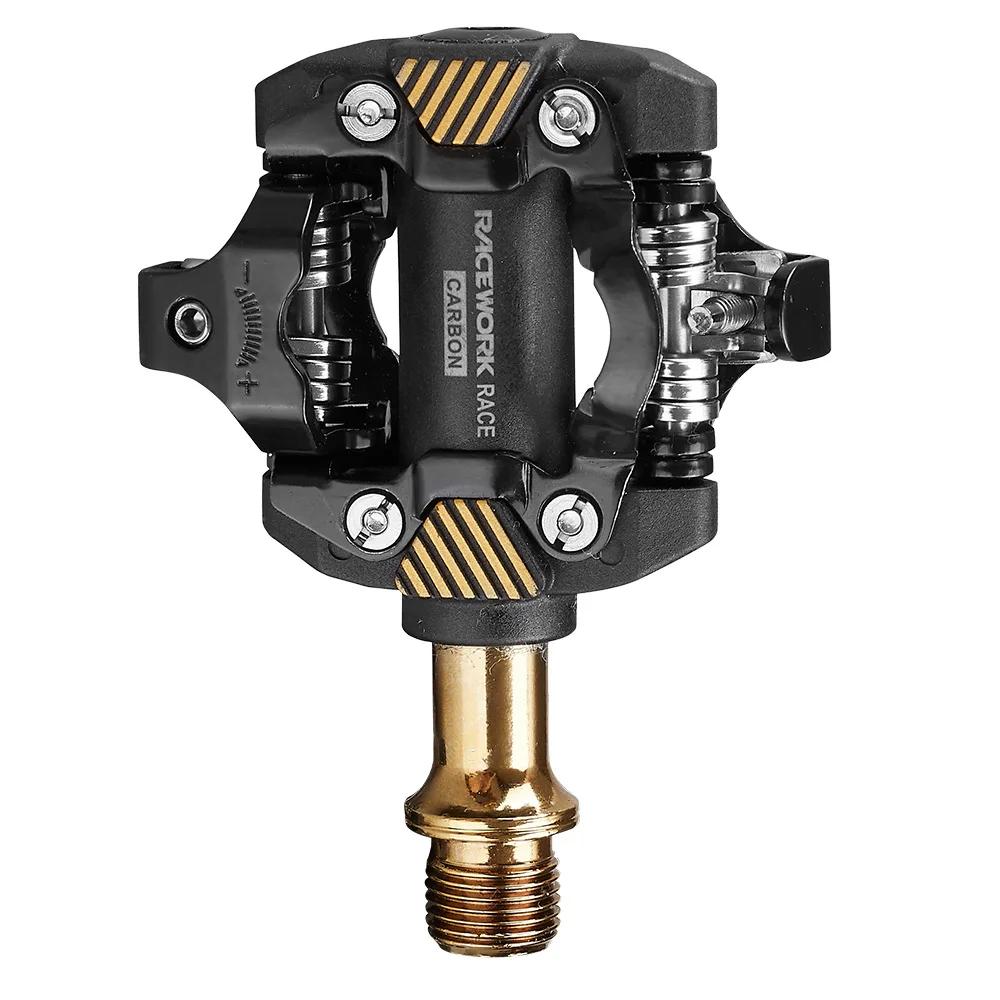 Pédales VTT Carbone XT M8100 - Système Autobloquant avec Crampons DU - Pédales Automatiques