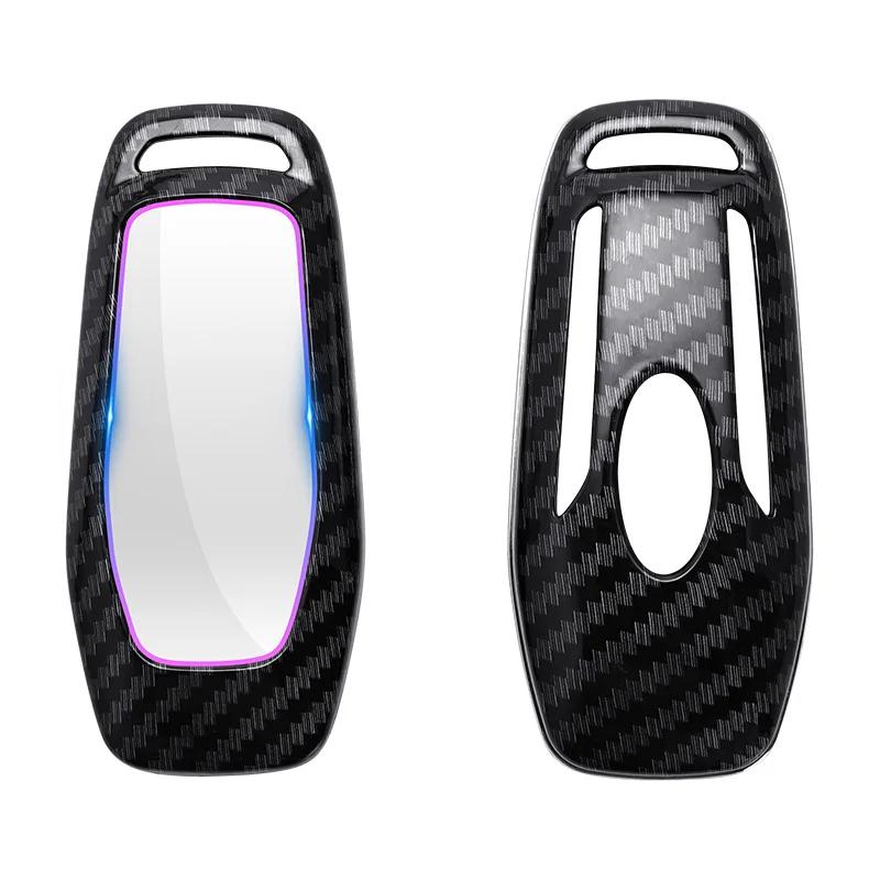 Nouvelle couverture de clé de voiture en fibre de carbone pour Ford ktMondeo Mustang F-150 Explorer