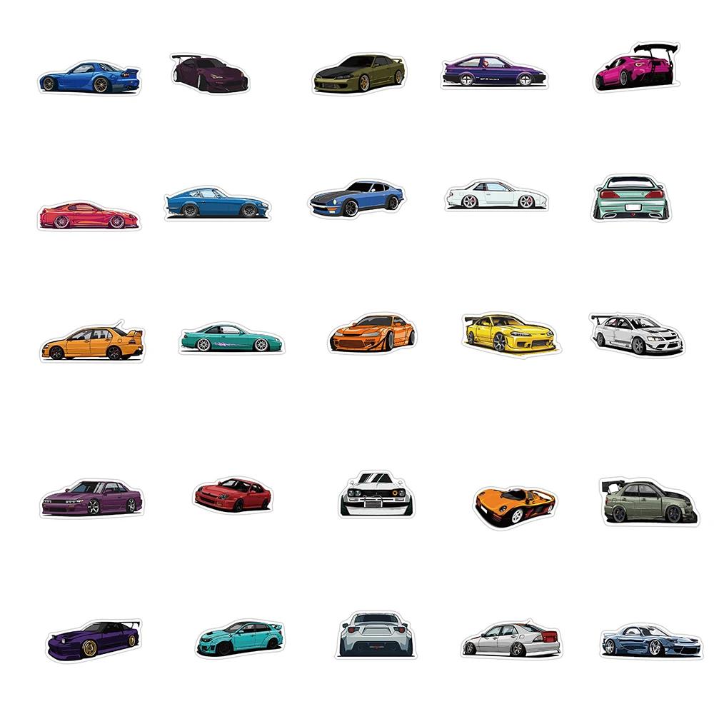 10/30/50/100 pièces JDM rénovation voiture de course Graffiti autocollants ordinateur portable guita