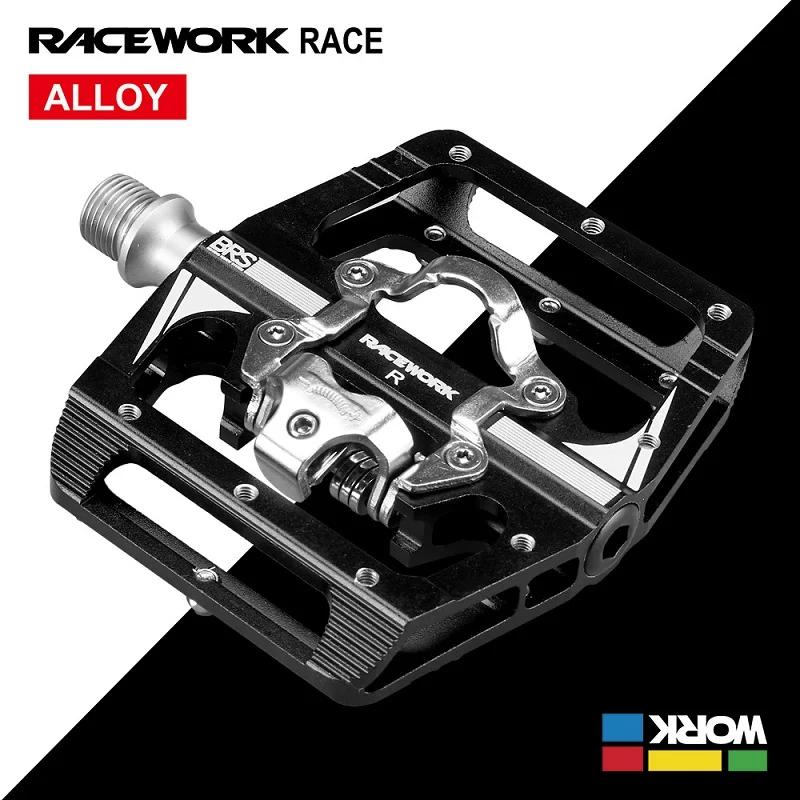 RACEasy-Pédales Mgem pour repose-pieds de vélo, pédales mixtes VTT, clip VTT, assistance au pied, do