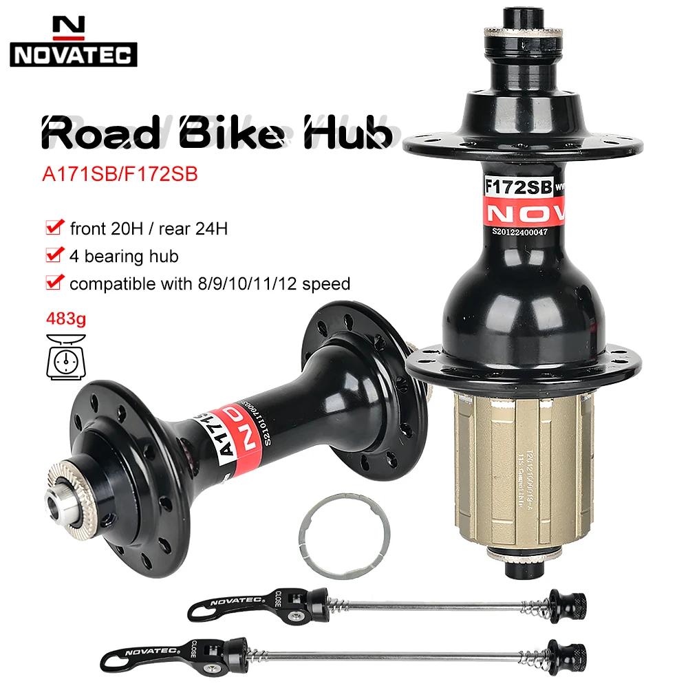Novatec moyeu de vélo de route A171SB/F172SB avant 20H arrière 24H disque de moyeu de vélo pliant à