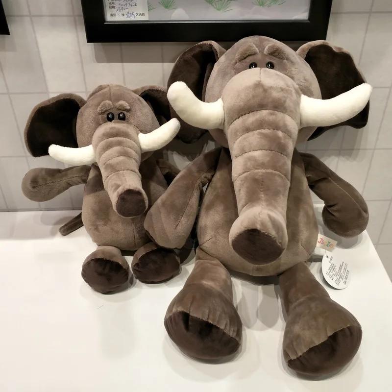 25cm peluche réaliste Lion tigre éléphant singe léopard girafe raton laveur poupée Simulation forêt