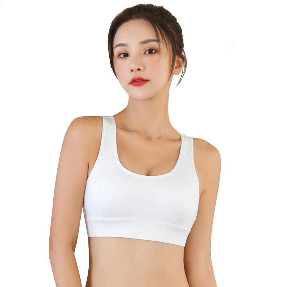 Soutien-gorge de Fitness pour femme, Push Up, sans fil, boucle réglable, maille, Nylon, Yoga, entraî