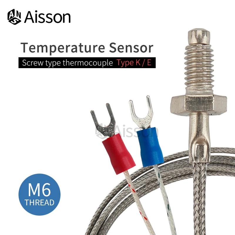 Capteur de sonde thermocouple pour contrôleur de température industriel, câble métallique, type K/E,