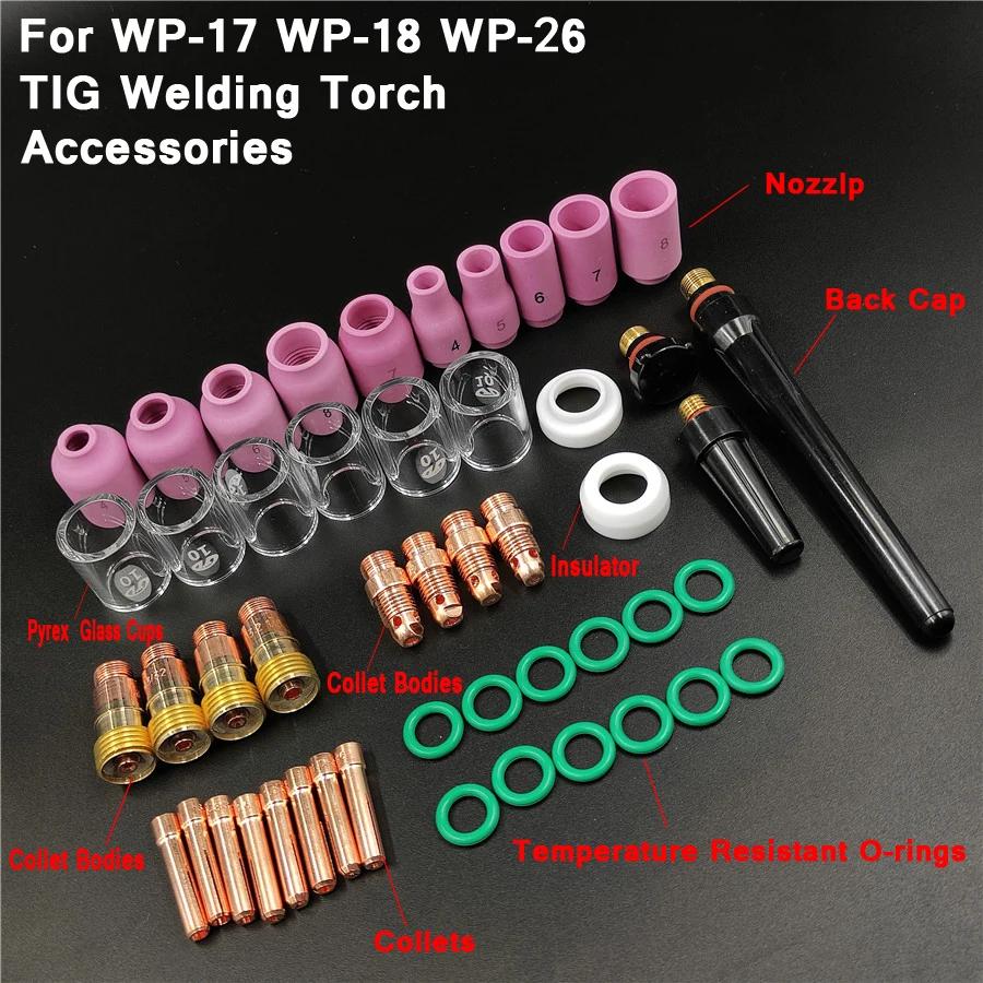 Accessoires de odorde torche de soudage TIG durables et pratiques, lentille à gaz trapue, tasse en v
