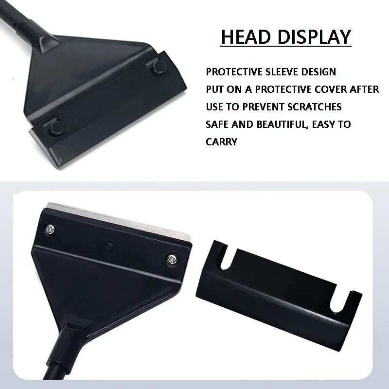 Outil de nettoyage d'aquarium, enlèvement d'algues de sable plat, verre à double usage, grattoir, fo