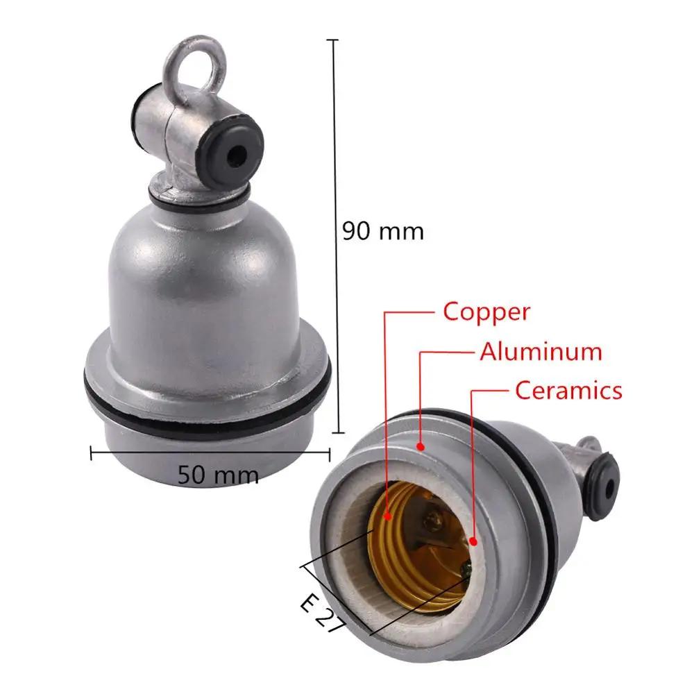E27 rampant animal de compagnie lézard tortue support de lampe chauffant et interrupteur de cordon d
