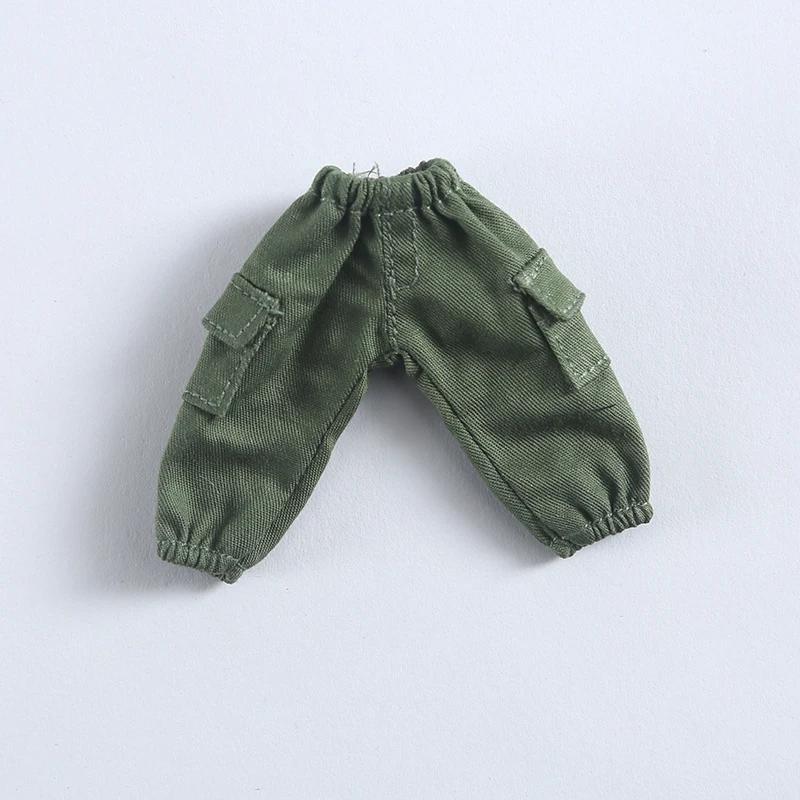 Vêtements pour bébé OB11, accessoires de poupée BJD 1/12, salopette, pantalon, T-shirt à manches cou