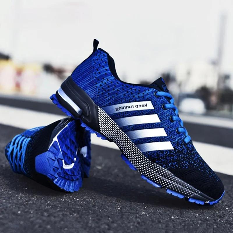 Baskets maille respirantes homme : antidérapantes, absorption chocs pour sport et couple