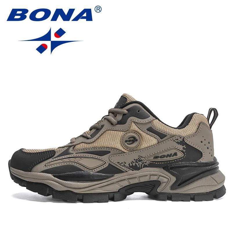 BONA – chaussures de course antidérapantes pour hommes, baskets de Sport légères et décontractées, d