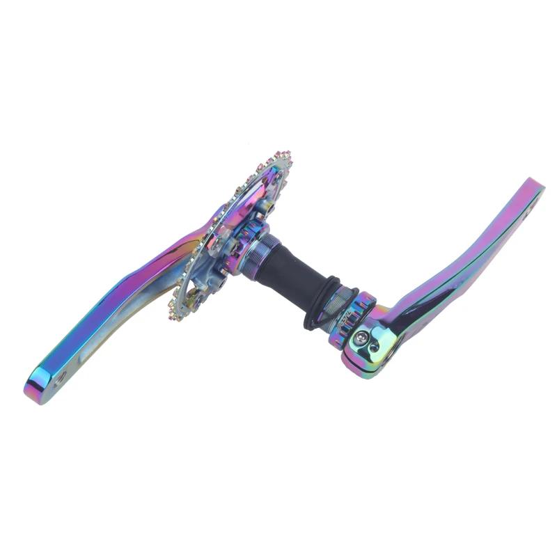 IXF – bras de manivelle intégrés pour vtt, pour vélo Hollowtech 104 Bcd 2 couronnes 32/34/36/38T, bi
