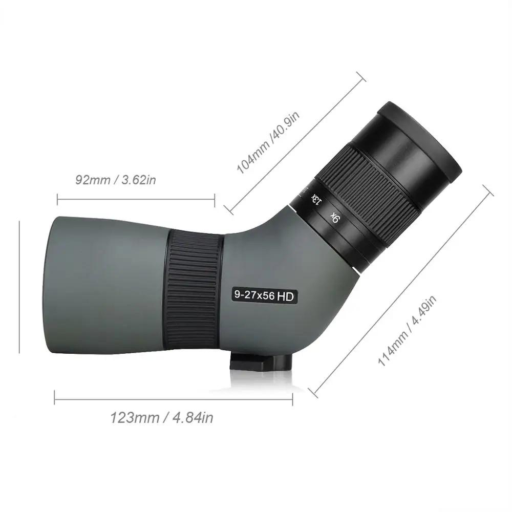 Svbony SV410 ED télescope 9-27x56 Mini longue-vue portable Correction de Phase enduit combinaison mo