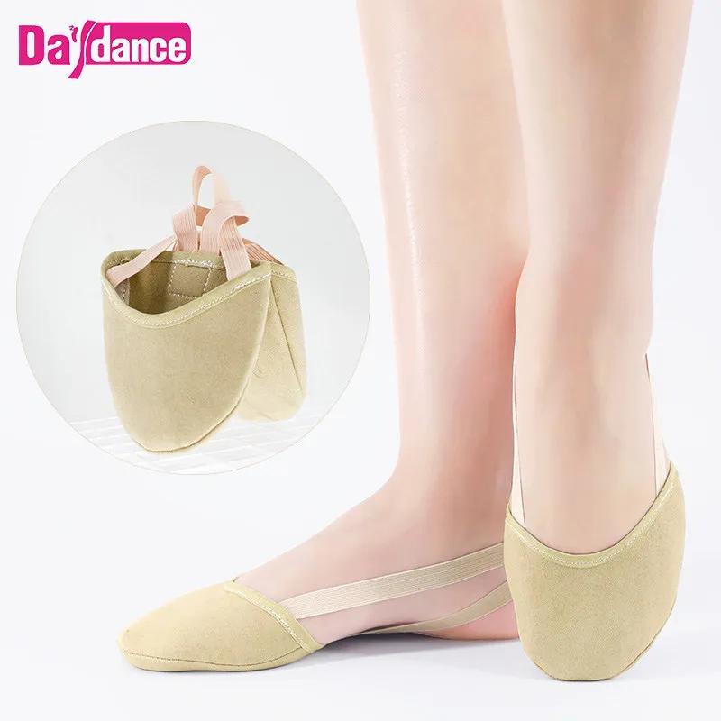 Chaussures de gymnastique rythmique demi-chaussures élastiques chaussures de Ballet pantoufles plate