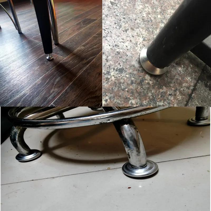 Pieds de meubles en acier, Base antidérapante, coussinet de pied d'armoire de Table, pieds de nivell
