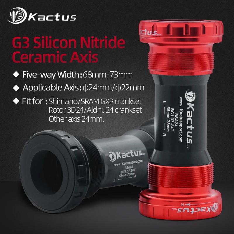 Support pédalier BSA24 KACTUS roulement céramique - Compatible Shimano SRAM GXP route MTP