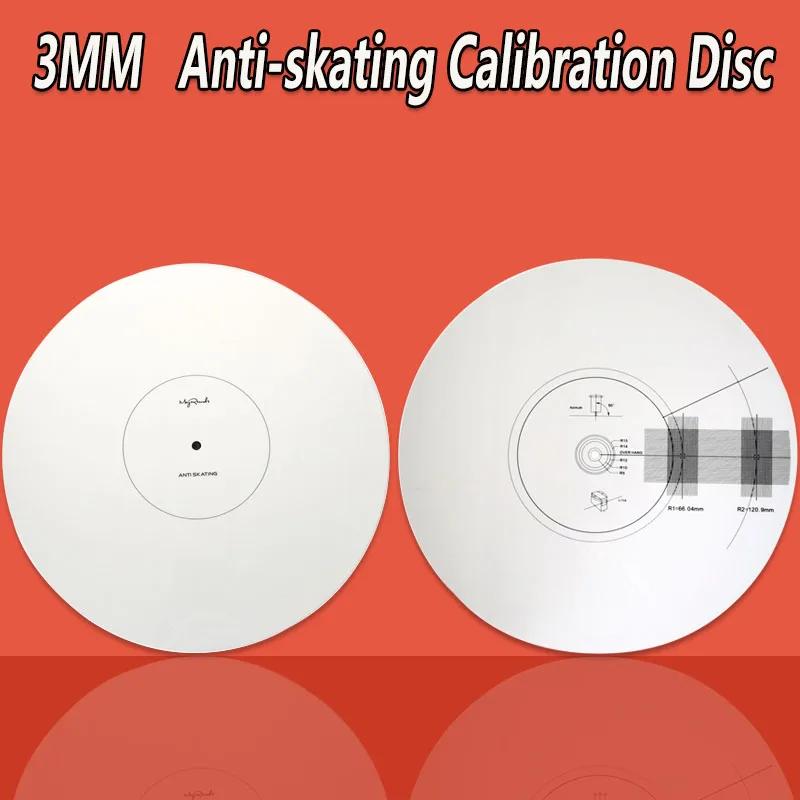 Disque de calibrage Anti-patate 3MM, disque vinyle LP, platine, tachymètre, calibrage, phonographe,