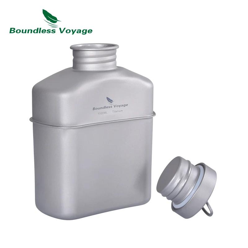 Cantine militaire titane Boundless Voyage kit camping bol bouilloire bouteille cuisine plein air