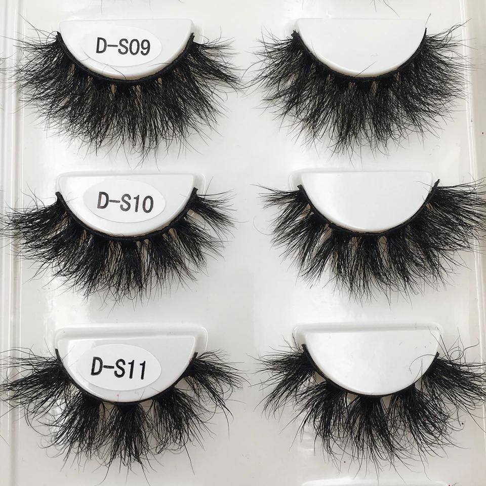 RED SIREN – Cils en vison véritable doux et naturel, maquillage 3D, pelucheux
