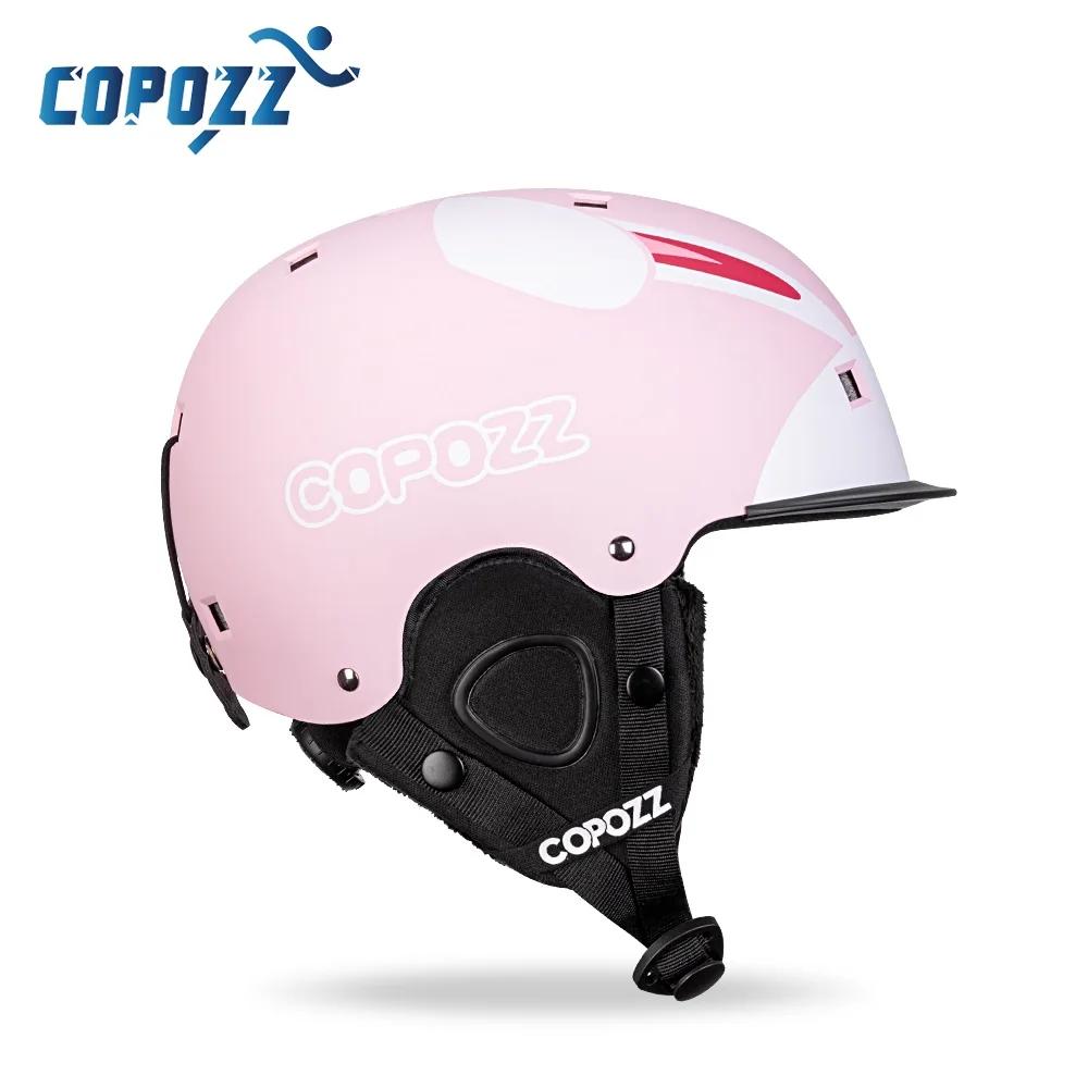COPOZZ dessin animé enfants enfants casque de Ski intégralement moulé Sports de plein air Protection