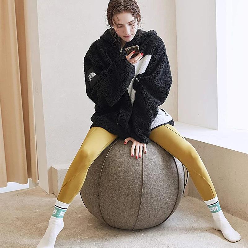Balle d'exercice de yoga pour le bureau et la maison, entraînement musculaire, fitness assis, chaise