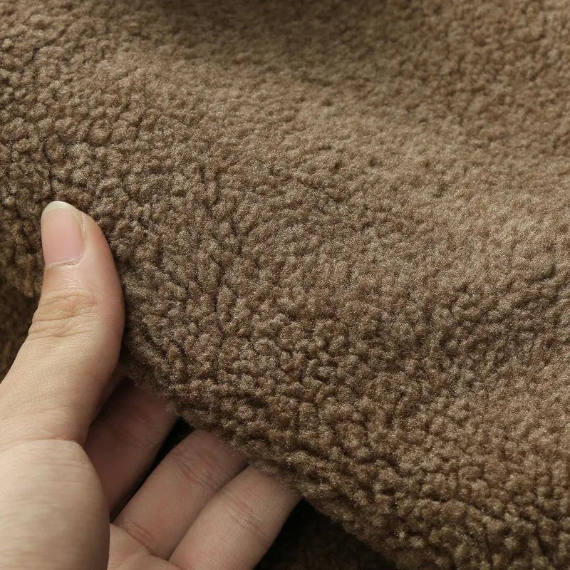 Manteau en coton rembourré pour hommes veste en cachemire en peluche épaissie pour hommes, sport de