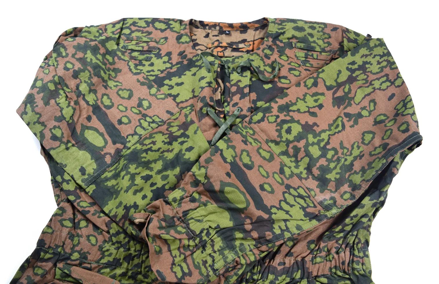 Camouflage RÉVERSIBLE Allemand Elite M42 Chêne Smock Camo Couleur L