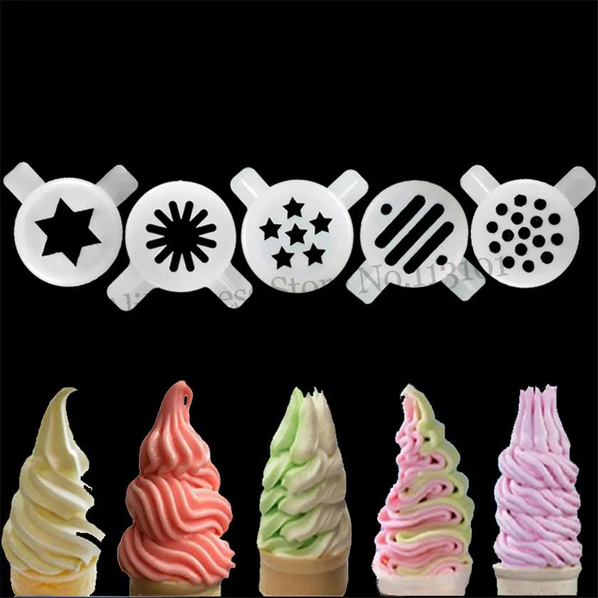 Couvercles de buse en forme de crème glacée, 5 Types, bouchons de modélisation magiques, pièce de re