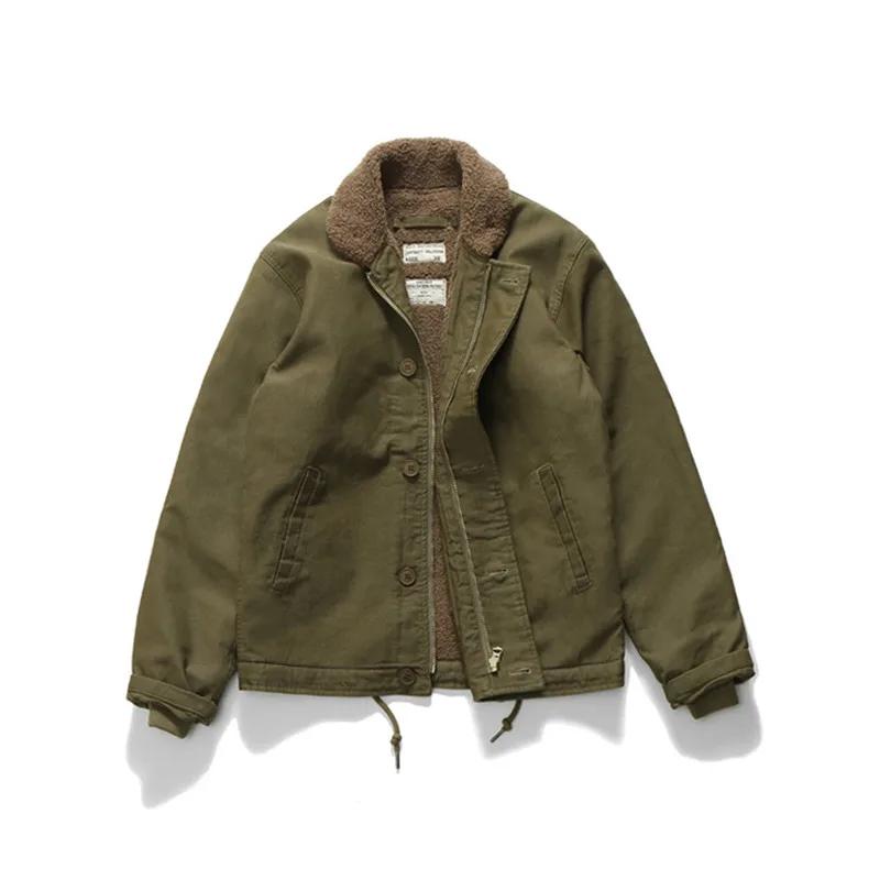 Manteau en coton rembourré pour hommes veste en cachemire en peluche épaissie pour hommes, sport de