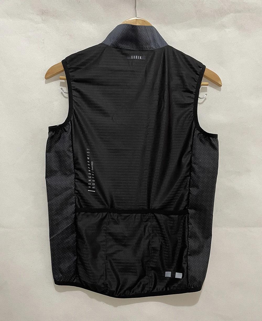 Gilet coupe-vent sans manches pour hommes, livraison en 48 heures, noir, de haute qualité, léger, re