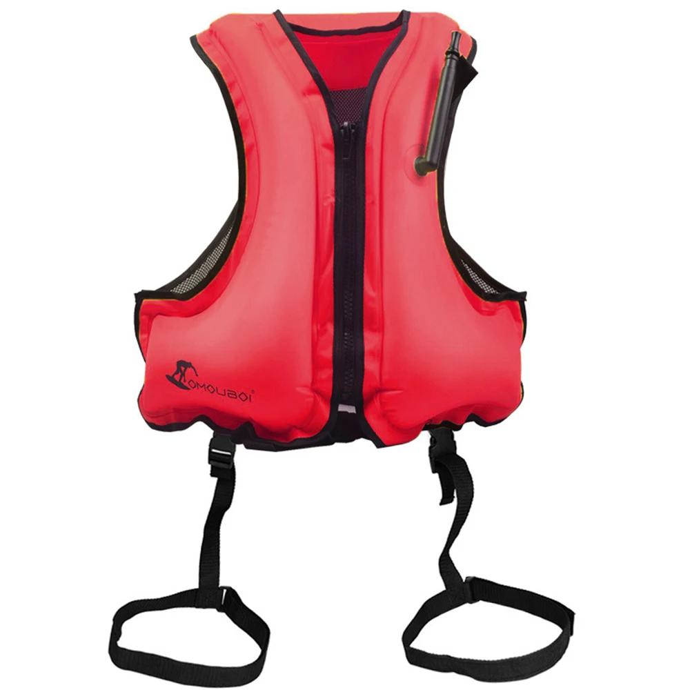 Gilet de sauvetage gonflable pour adultes, gilet de sauvetage pour natation, bateau, plongée en apné