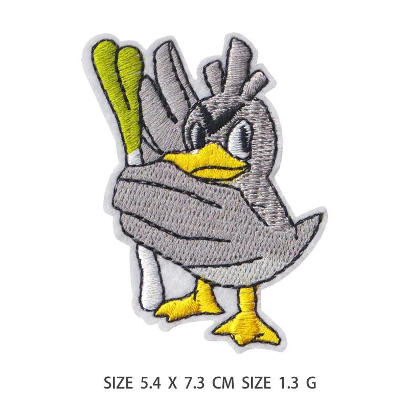 Patch en Tissu Dessin Animé Pokemon Pikachu à Coudre sur Broderie, Autocollants Appliquer sur Vêteme