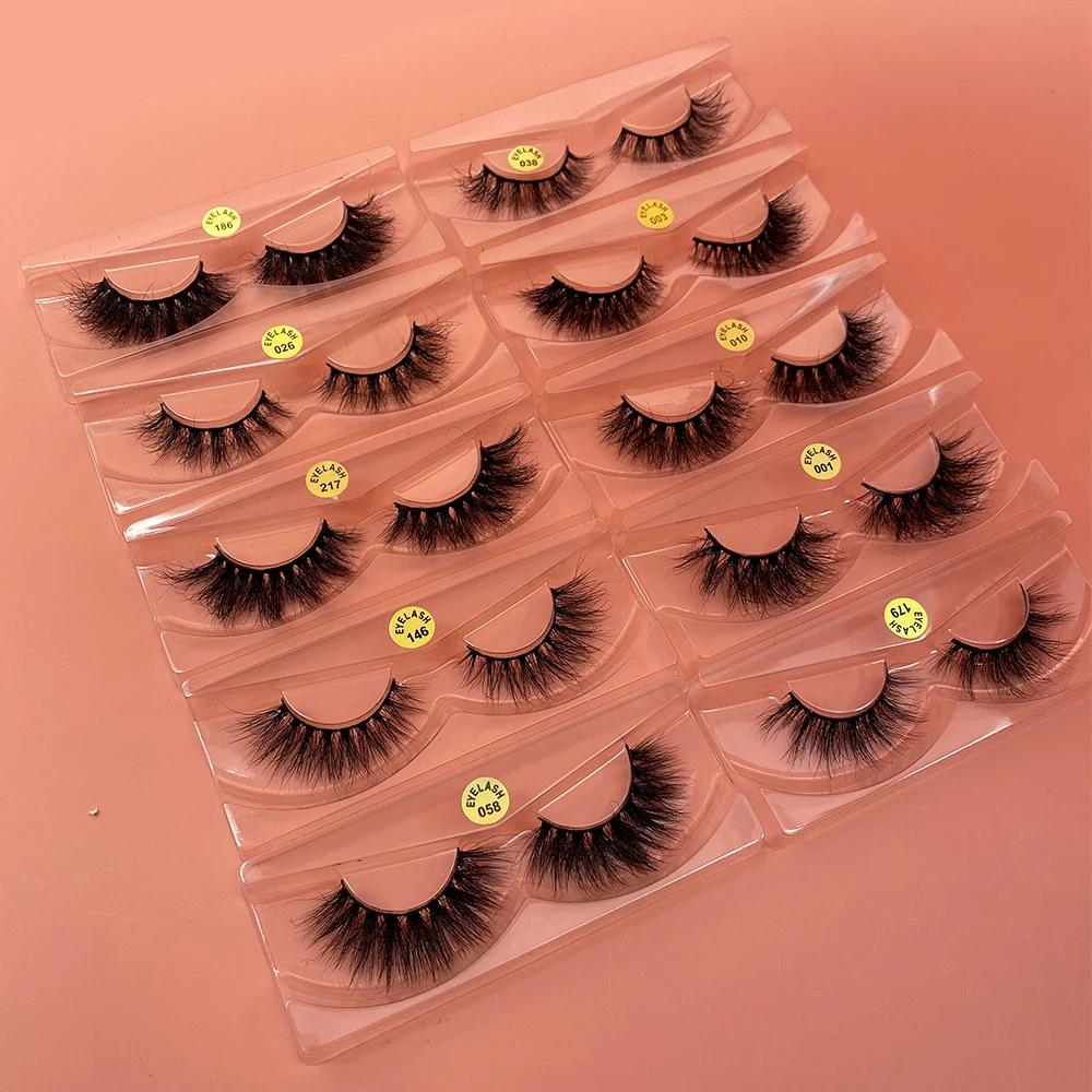Faux-cils en vison 3D doux, extensions, maquillage en vrac, personnalisation gratuite, vente en gros