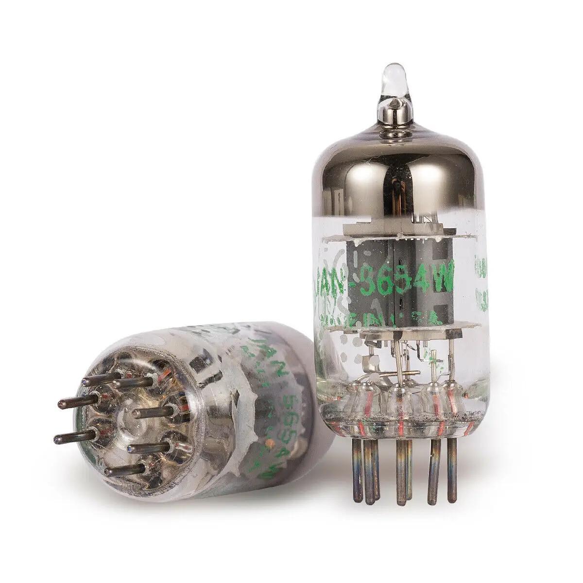 Paire assortie de tubes à vide GE JAN 5654W à 7 broches, mise à niveau pour 6AK5/6J1/6Ж1/ EF95/6J1P