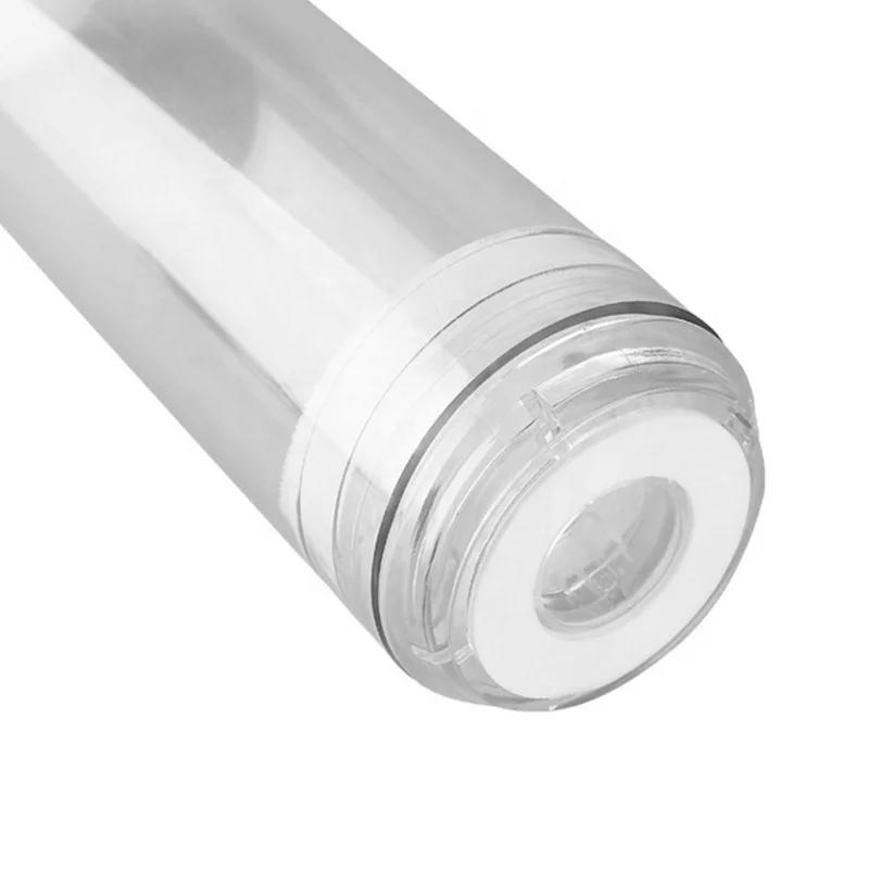 YenvQee cartouche transparente vide réutilisable de 10 pouces/5 pouces pour la résine, outils de fil
