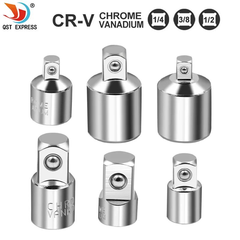 Adaptateur de douille de clé à cliquet en acier inoxydable, pour conversion de 1/2 " vers 3/8 ", 3/8