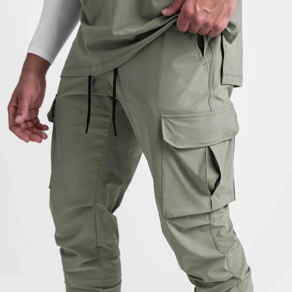 Pantalon de Sport camouflage pour hommes, pantalon de Fitness, fin, ample, extensible, à séchage rap