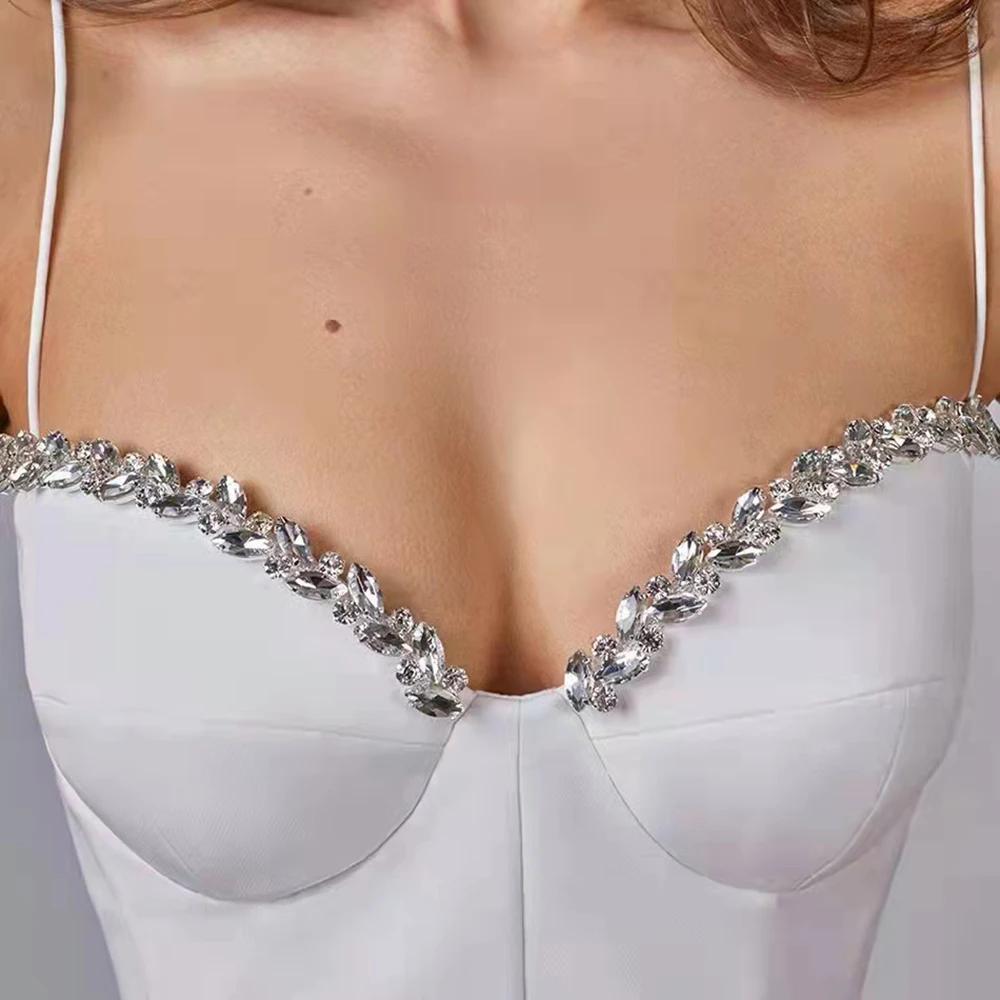 Robe à perles Spaghetti pour femmes, Sexy, sans manches, moulante, vêtements à bandes, robe de soiré